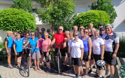 Gruppenfoto der 55plus bei ihrem Radausflug