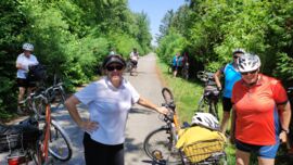 Unsere heurige Radtour führte uns am 08. Juli von Weikersdorf in den Prater.